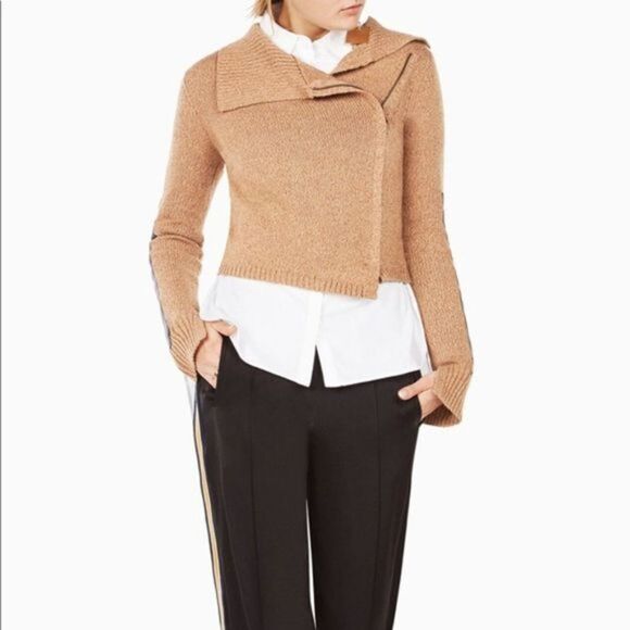 BCBGMaxazria Cropped Sweater‎ Jacket - Picture 1 of 11